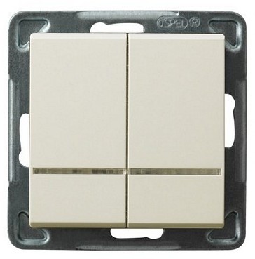 Ospel Sonata ecru łącznik świecznikowy ŁP-2RS/m/27 ŁP-2RS/m/27