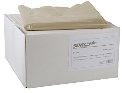 SemyTop semy Regeneracyjne włókna LDPE worki styropianu, przezroczysty, typ 80, około 1000 L, 1er Pack (1 X 50 sztuk) ST-220