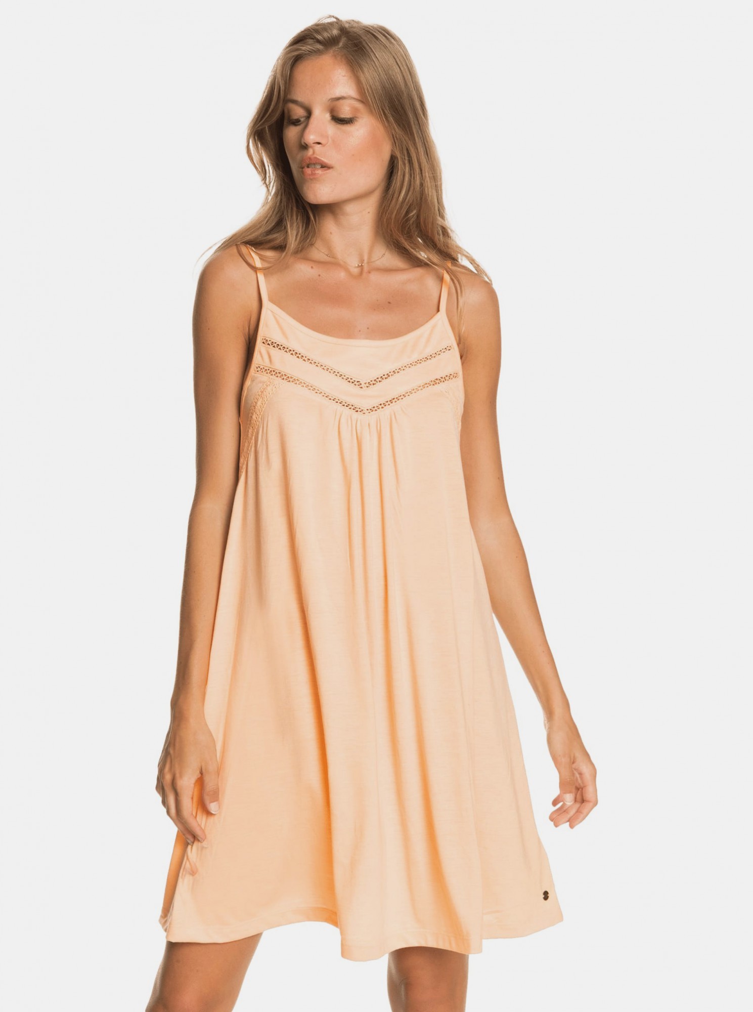 Roxy pomarańczowy sukienka - XL ERJKD03295_NEZ0-XL