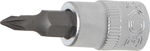 BGS wkładka bit 6,3 MM, 1/4 cala, PZ 0, 2505