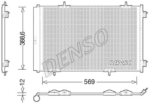 DENSO Skraplacz, klimatyzacja DCN21030