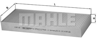 Knecht Filtr, wentylacja przestrzeni pasażerskiej LA 279