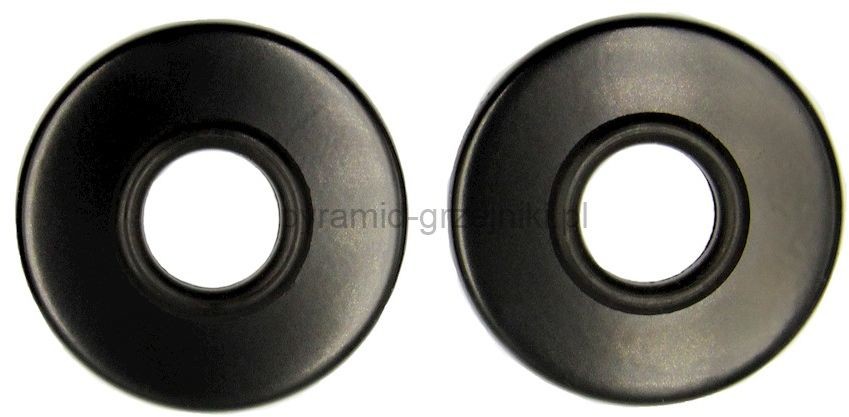 Vario Term Rozety pojedyncze maskujące - czarny mat 000M820A024