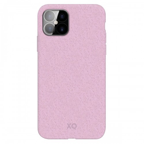 XQISIT Etui ekologiczne Eco Flex Anti Bacterial iPhone 12 Pro Max, różowe 4029948098883