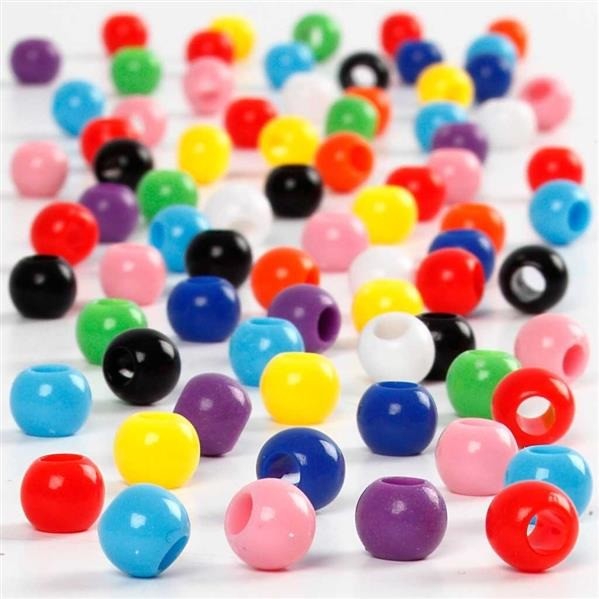 Creativ Kolorowe koraliki 6 mm/75g 618310