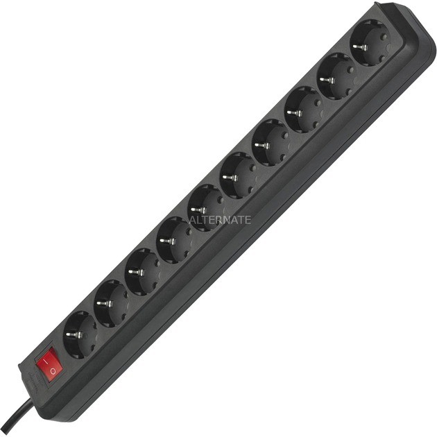 Brennenstuhl Eco-Line with switch and 1,5 mm2 cable rozgałęziacz 3 m, Listwa zasilająca