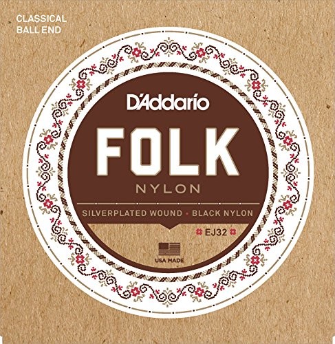 D'Addario Folk Nylon ball End Guitar Strings EJ32