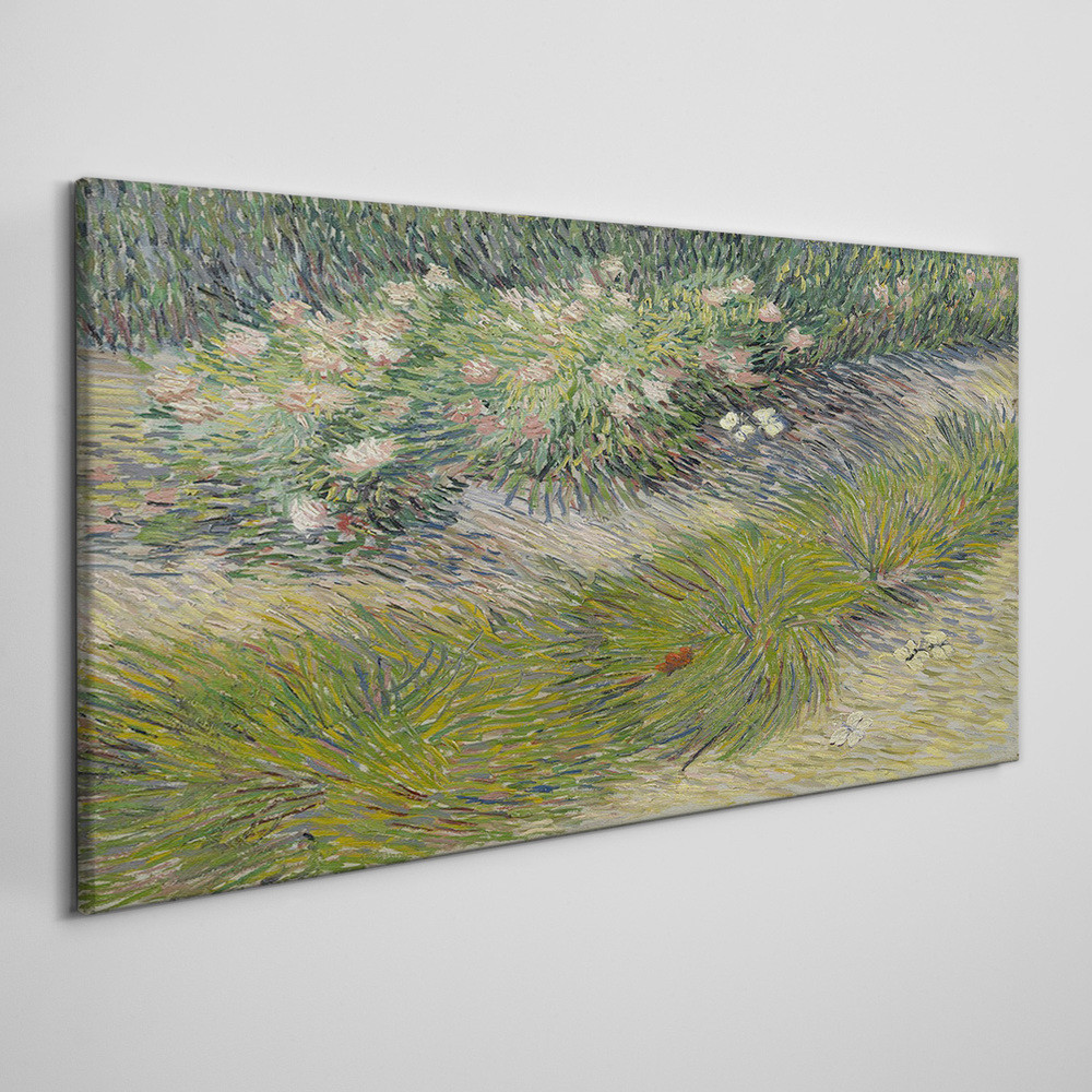PL Coloray Obraz na Płótnie Abstrakcja Las Trawa 100x50cm