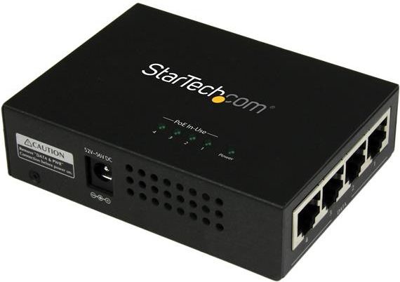StarTech 4PORT GIGABIT POE+ MIDSPAN POEINJ4G POEINJ4G