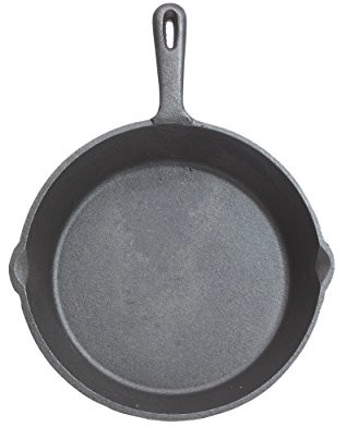 Kitchen Craft ClearView patelnia do grillowania, żeliwo, płaski, 24 cm KCCIRDPLN