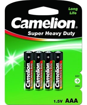Camelion Super Heavy Duty AAA R03 zielone 4 szt 10000403) 10000403