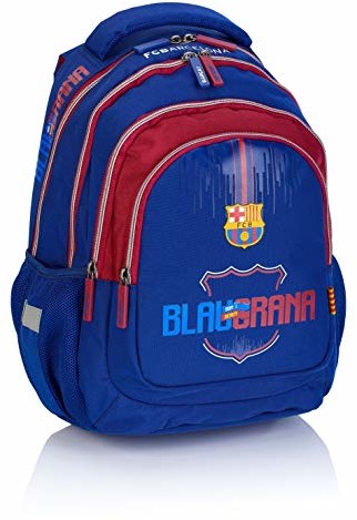 FC Barcelona F.C. Barcelona FC-221 Fan 7 plecak, granatowy/burgundy, 39 x 28 x 17 cm Schulrucksack