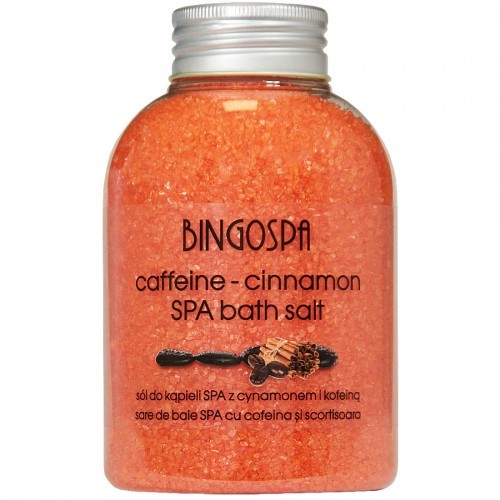 BingoSpa Sól do kąpieli z kofeiną i cynamonem 600 g