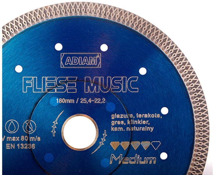 ADIAM Fliese Music 125mm Tarcza Do Szlifierek Krk