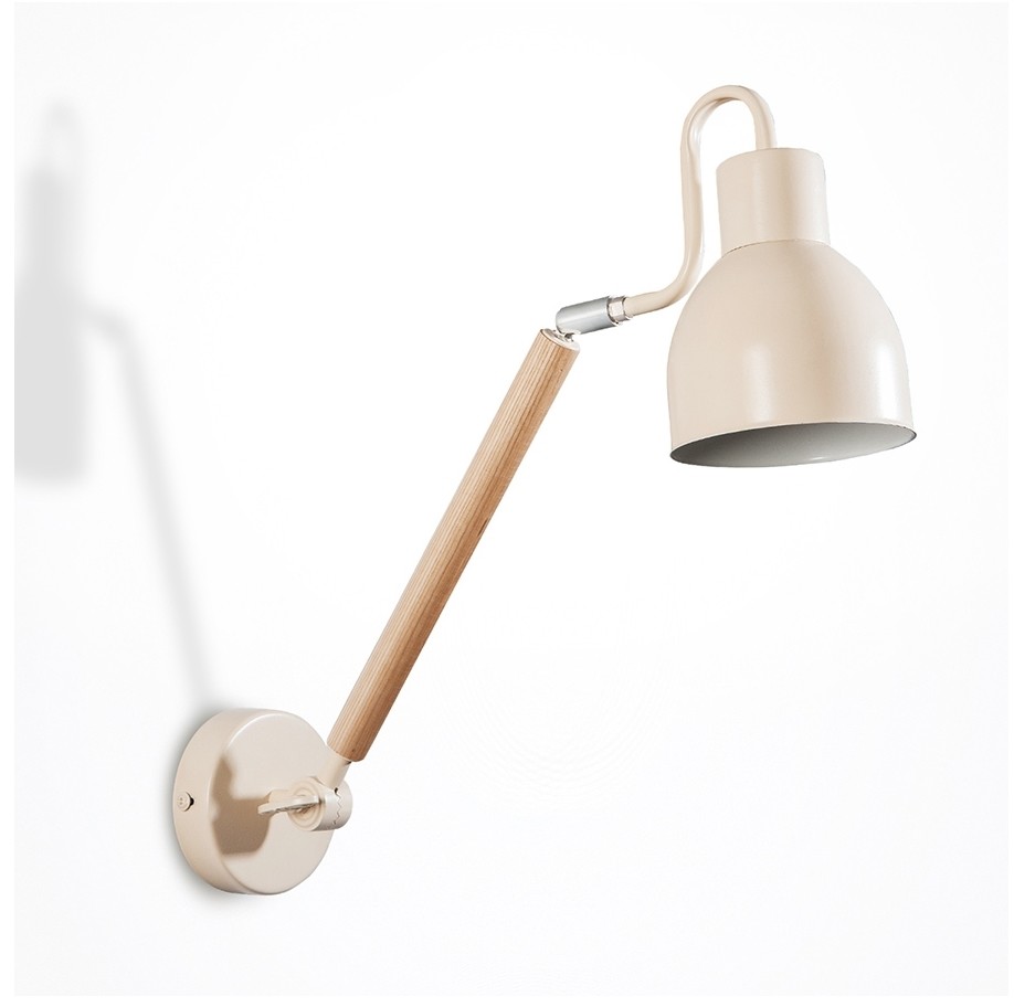 Light4home Kinkiet KALLITHEA 1xE27/60W/230V beżowy