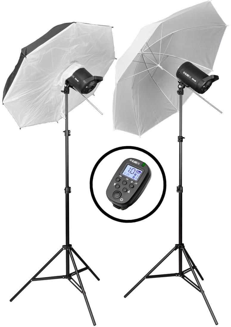 GlareOne Zestaw oświetlenia studyjnego GlareOne Vega 400 Basic Kit
