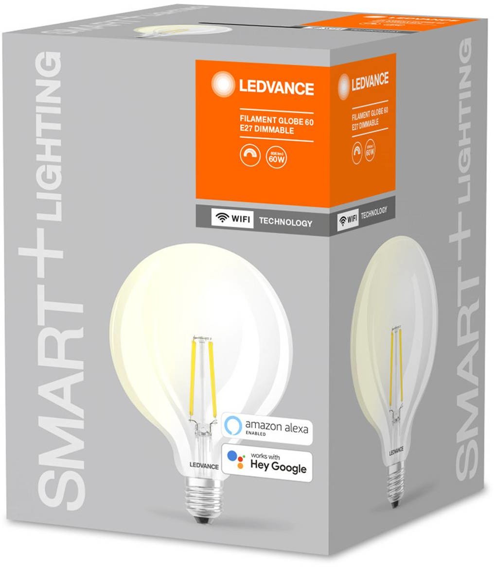 LEDVANCE SMART+ SMART+ WiFi filament E27 5,5W 827 G125