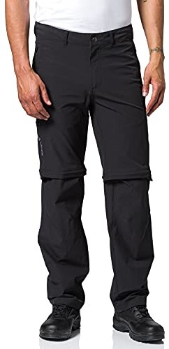 Vaude Męskie spodnie Farley Stretch Zo Pants Czarny 46-Short 42241