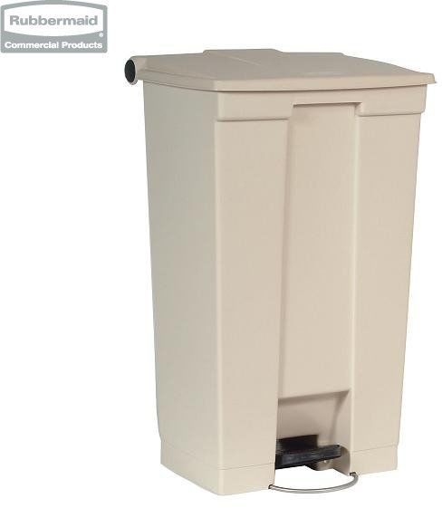 Rubbermaid Pojemnik na śmieci Step-On Container 87L beige FG614600BEIG