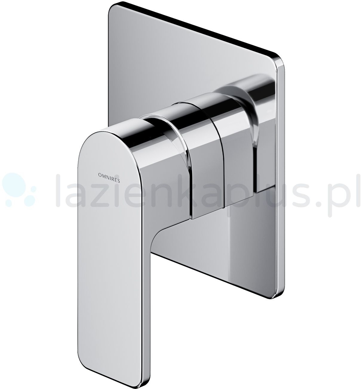 Omnires Baretti bateria prysznicowa podtynkowa chrom BA7845CR