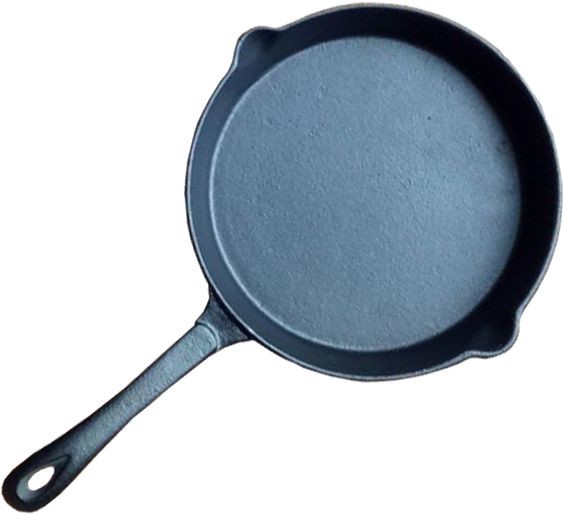Duża żeliwna patelnia   25cm