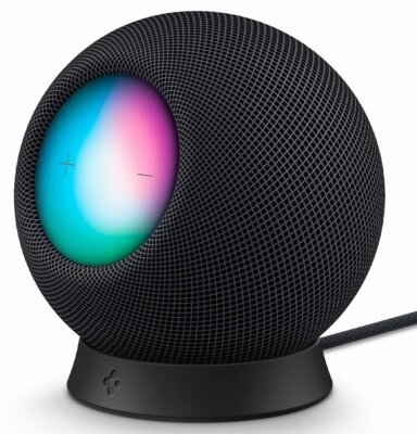 Apple SPIGEN Podstawka SPIGEN Silicone Fit do HomePod Mini Czarny