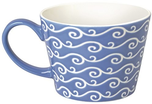 Excelsa etnika filiżanka Jumbo 415 ML, porcelana, niebieski, 11 x 11 x 8 cm 49435