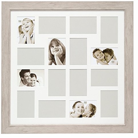 Deknudt Frames Deknudt ramki s48sh1 ramka na zdjęcia 10 X 15 ramka do galerii jasne drewno Kolor na 16 zdjęć 10 X 15 z drewna Foto Kader S48SH1P16-10.0x15.0