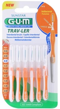 Gum Butler Trav-Ler szczoteczki międzyzębowe 6 szt 0,9 mm