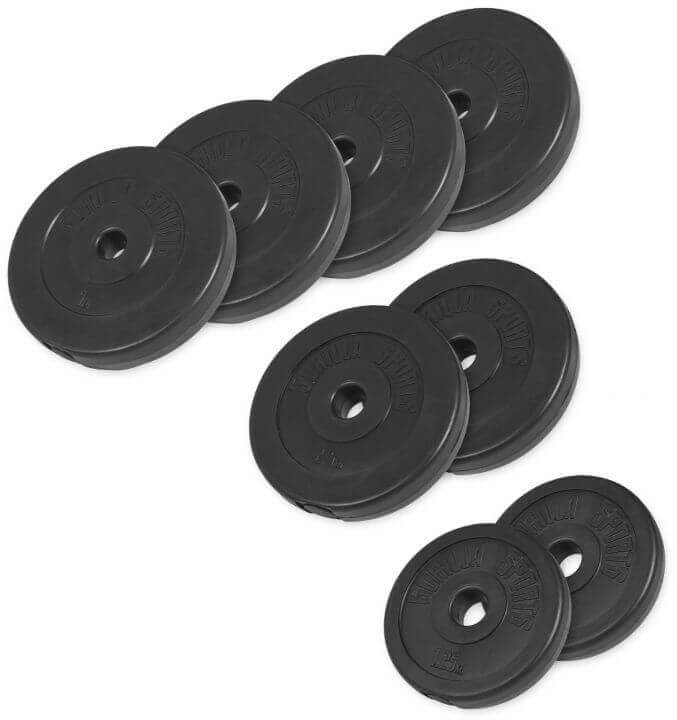 Gorilla Sports Zestaw obciążeń winylowych 27,5kg (100674-00006-0030)