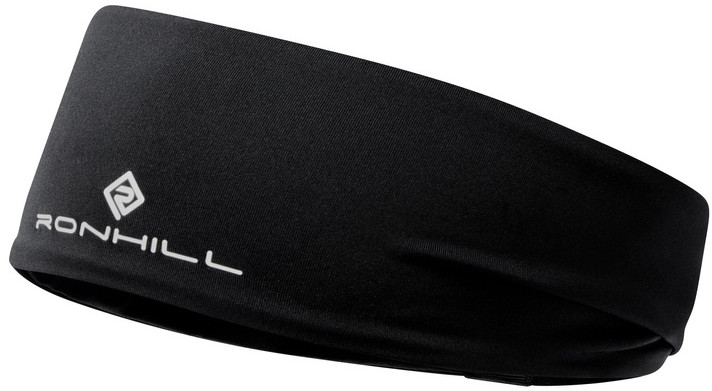 RONHILL RONHILL Opaska na głowę do biegania dwustronna REVERSIBLE REVIVE HEADBAND czarna