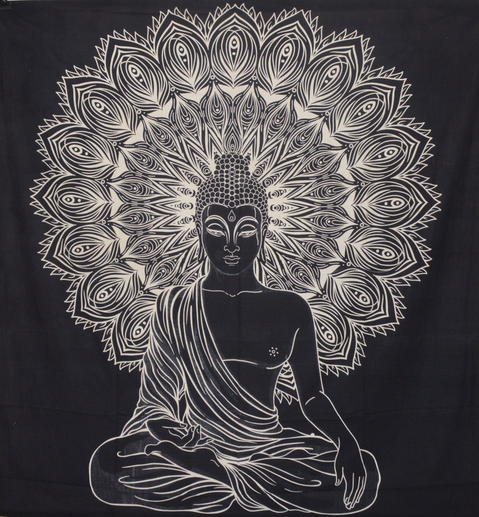 Indyjska Narzuta XXL kapa orient Budda bawełna