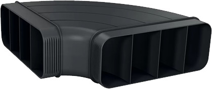 Bosch 90° Kanał płaski okrągły poziomy Bosch do płyty Bosch PVQ711F15E) HEZ9VDSB1
