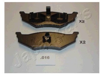 JAPANPARTS Zestaw klocków hamulcowych, hamulce tarczowe PP-016AF