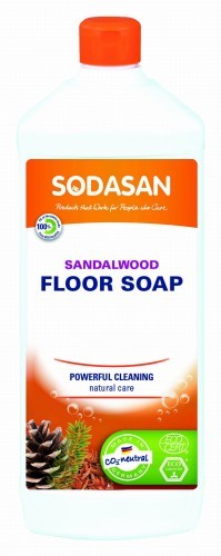 Sodasan 265Sodasan Mydło Do Podłóg Drewnianych o Zapachu Drzewa Sandałowego 1000ml - VINMYDLOROSLI