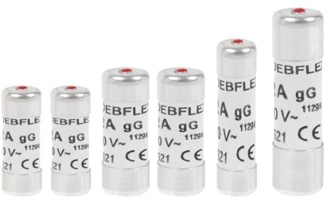 DEBFLEX Debflex 715007 6 bezpieczników, ze wskaźnikiem świetlnym 715007