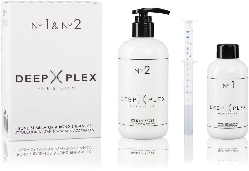 Stapiz Stapiz Deep Plex Zestaw No1 Stymulator wiązań 150ml + No2 Wzmacniacz wiązań 290ml, ochrona i odbudowa włosów 17326