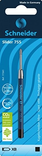 Schneider piśmiennicze kugelschreibermine Slider 755, trwały, XB, czarna, 1er kartę blistrową 77341