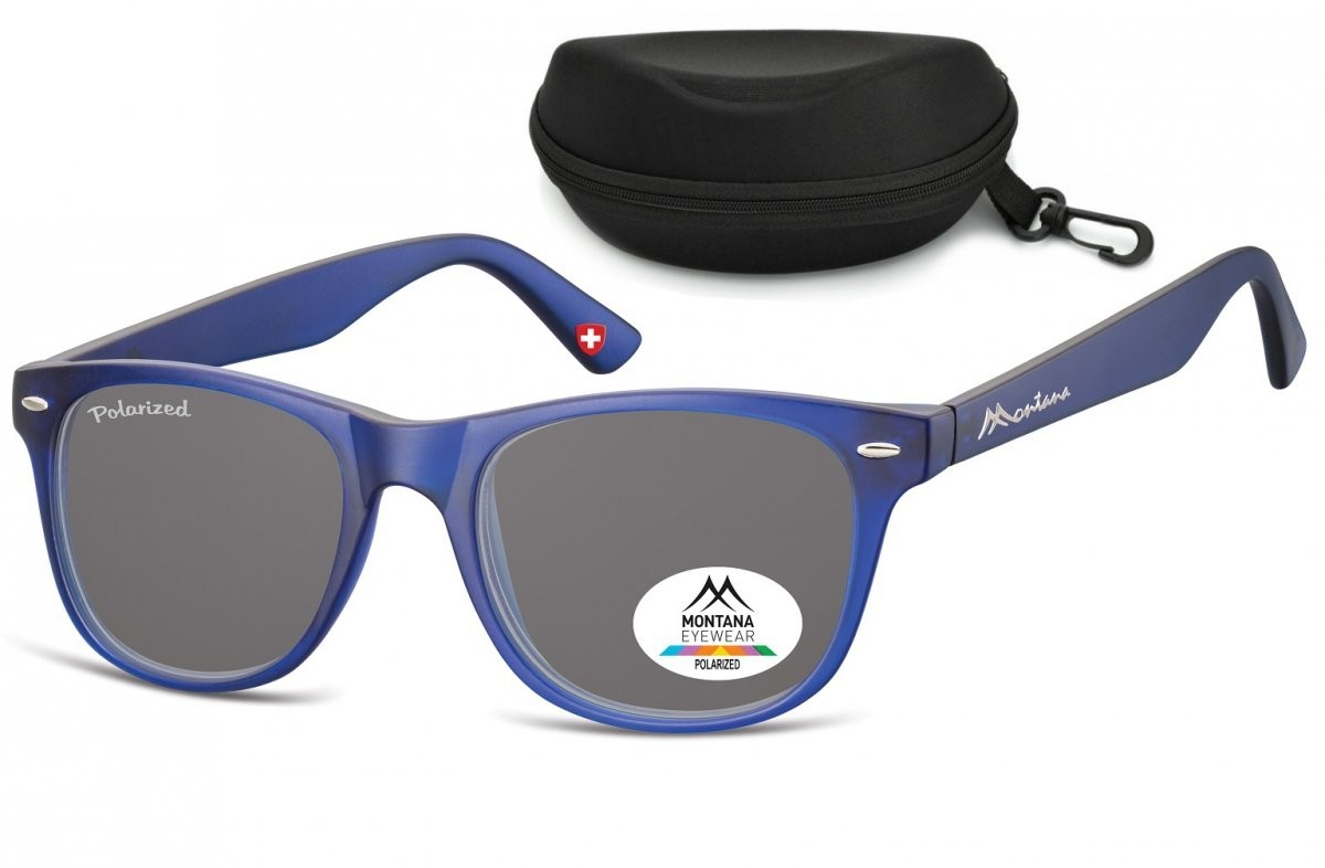 Montana Okulary Nerdy Polaryzacyjne MP10D niebieskie MP10D