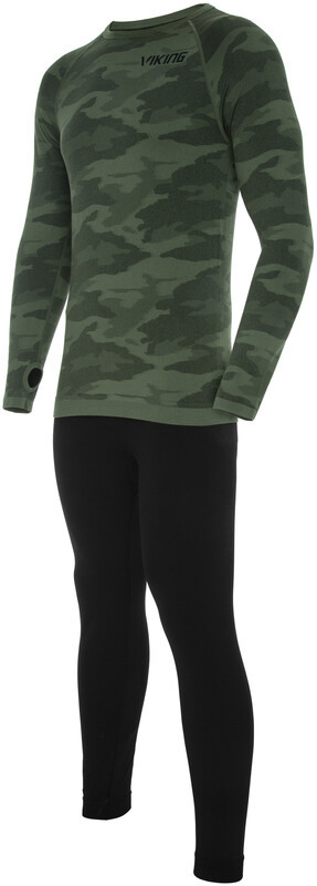 Viking Europe Europe Tigran Komplet bielizny Mężczyźni, khaki/olive XL 2020 Zestawy bielizny termicznej i narciarskiej 500204545-74-XL