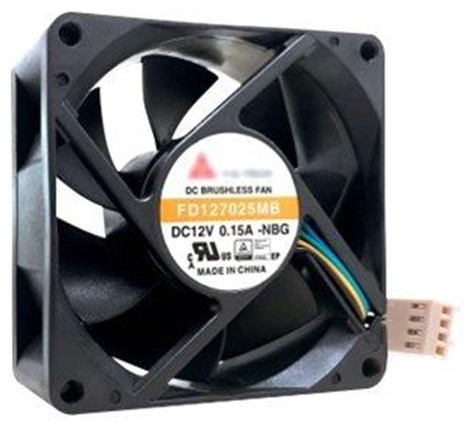 QNAP QNAP 70X70X25MM FAN 12V 4PIN - Chłodzenie do obudowy - 70 mm - FAN-7CM-T01