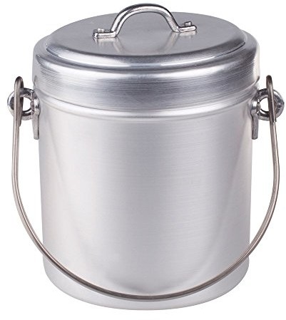 Pentole Agnelli fama21110 garnek do mleka, z pokrywką i uchwytem, aluminium, srebrny FAMA21110