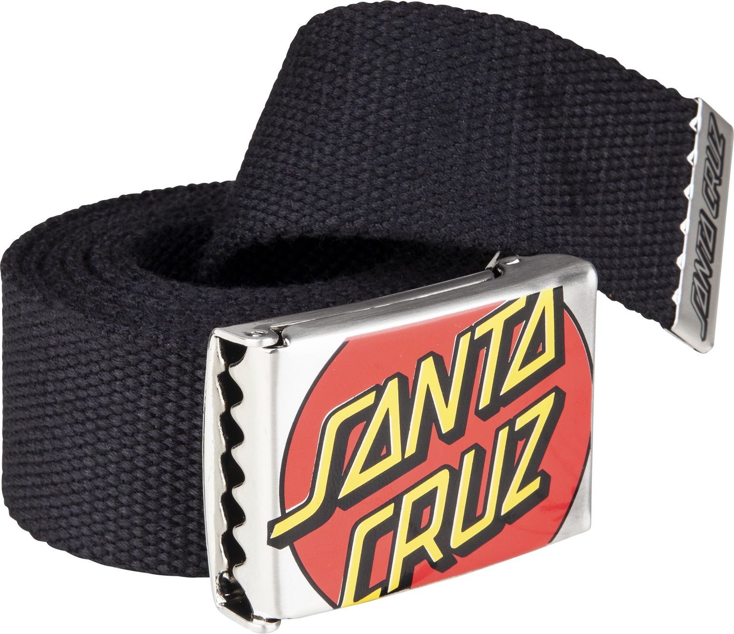 Santa Cruz materiałowy pasek CROP DOT BELT Black