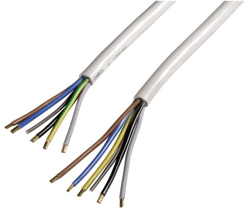 Xavax wytrzymałą, przewód przyłączeniowy do kuchenek elektrycznych, kuchenek elektrycznych, przewód zasilający H05VV-F, 1,5 m, biały 00110970