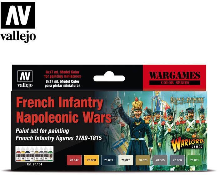 Vallejo Zestaw Wargames 8 farb - French Infantry Napoleonic Wars Vallejo 70164