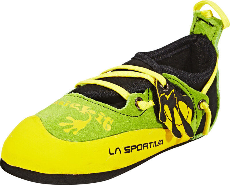 La Sportiva Stickit But wspinaczkowy Dzieci, lime/yellow EU 30-31 2020 Buty wspinaczkowe na rzepy 802-30