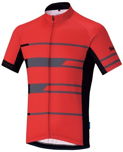 Shimano Team Jersey Men Red 2018 trykot kurzaermlig, czerwony, m ECWJSGSRS21MD3