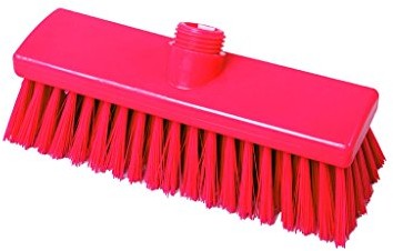 Maya Professional Tools 15012  3 szczotka do mycia FBK/higieny środków spożywczych z mittelharten włosiem, 225 MM X 60 MM, czerwony 15012-3