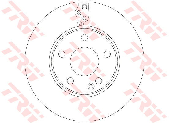 TRW Tarcza hamulcowa DF6548
