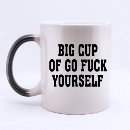 Acen acen Big Cup of go Fuck yourself Custom zmiana kolorów do herbaty/filiżanka kubek do kawy 